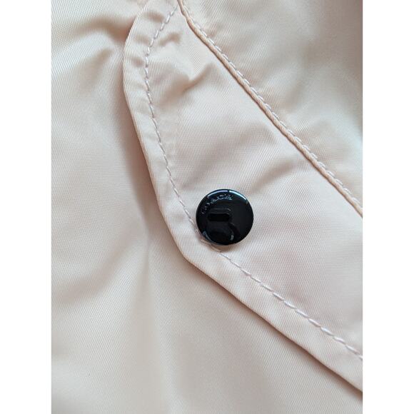 NWD Coach 1941 Women's Satin Cropped Bomber Jacket Size 2 Beige #2G413 - Picture 12 of 12